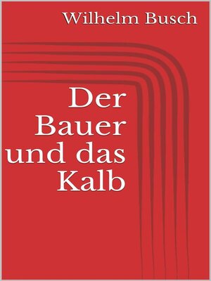 cover image of Der Bauer und das Kalb